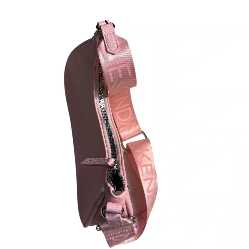 NWT Kendall & Kylie Bag Pale Pink Shoulder or Crossbody Zipper Accents New